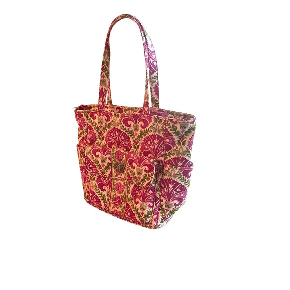 Vera Bradley Retired Julep Tulip Floral Print Tablet Tote Large Travel Work - Picture 7 of 14